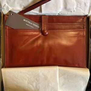 Vintage Bottega Veneta Brown Leather Bag NWT